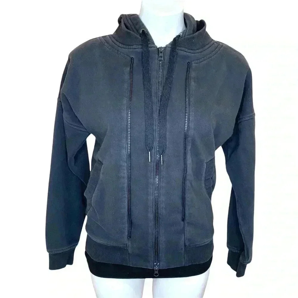 Stella McCartney Adidas black hoodie sweatshirt size small